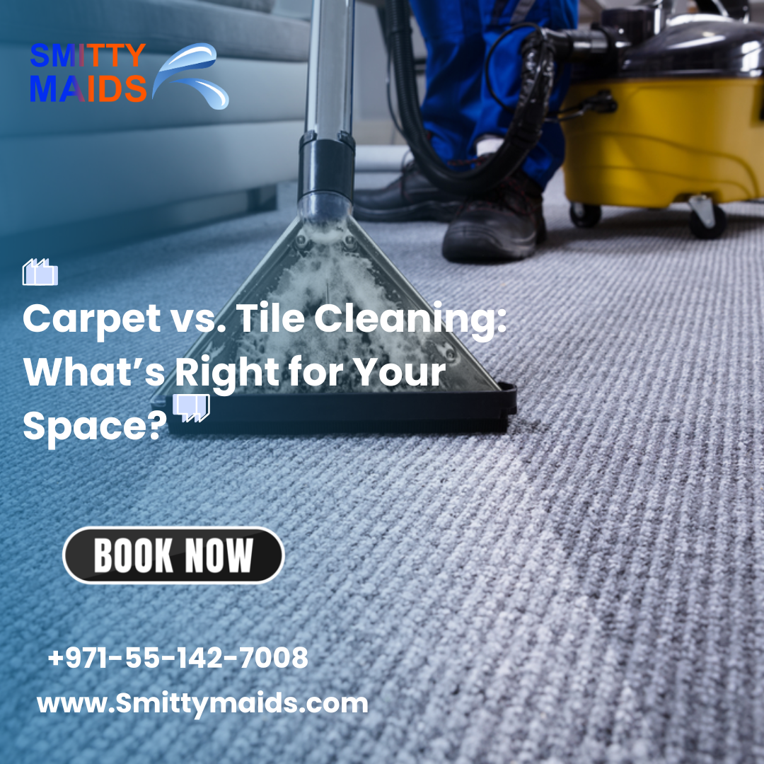 Read more about the article Carpet vs. Tile Cleaning: What’s Right for Your Space?