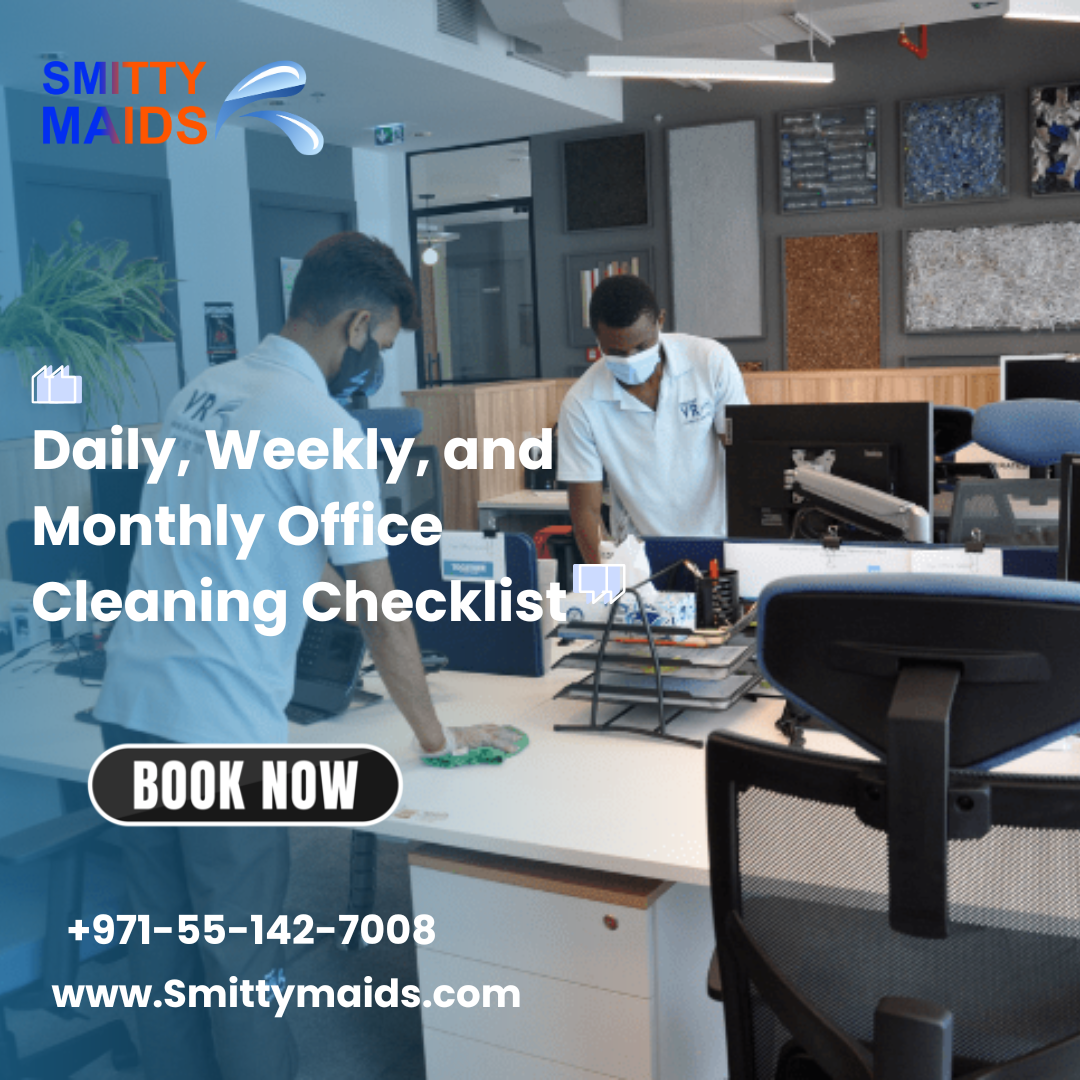 Read more about the article Daily, Weekly, and Monthly Office Cleaning Checklist